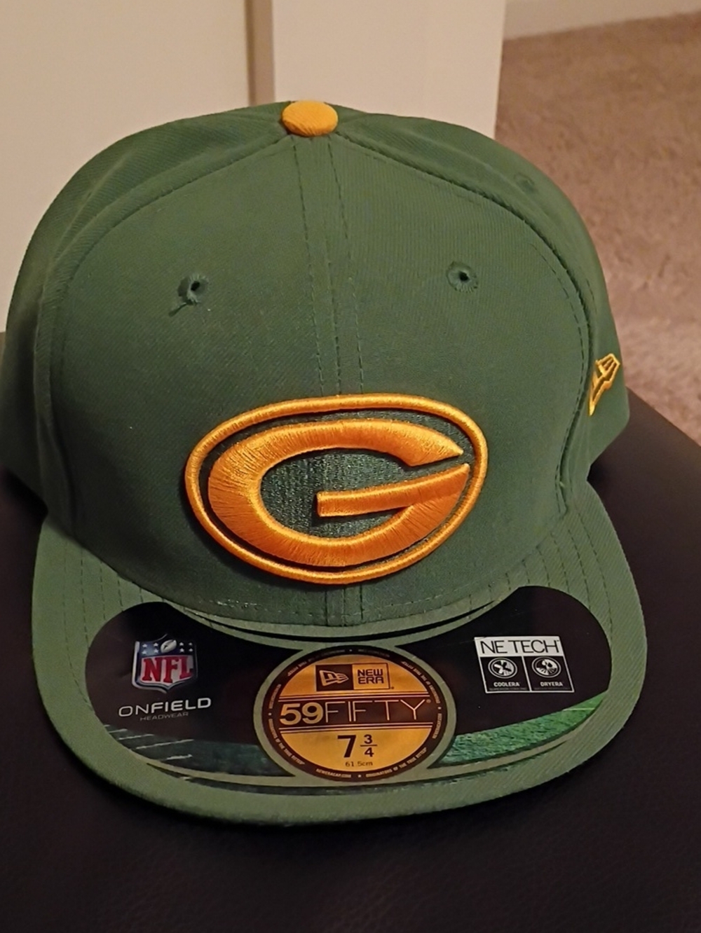 New Era Green & Gold Green Bay Packers Fitted Cap